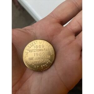 FFA 4H Kutztown Fair 1969 100 Year Coin Token Grange Vintage Collectible